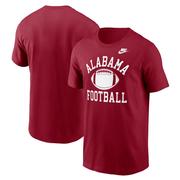 Alabama Nike Cotton Football Logo Tee